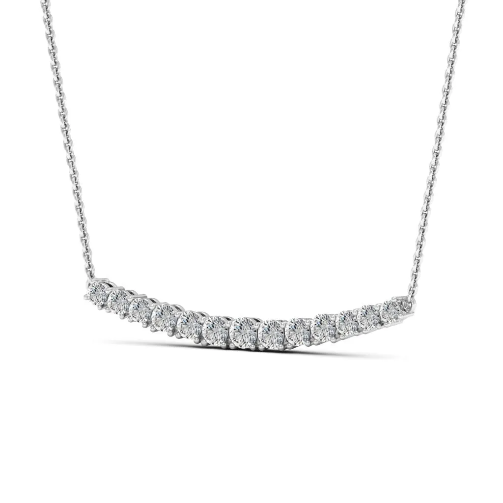 0.82 d.e.w cts Anadriel Moissanite Necklace
