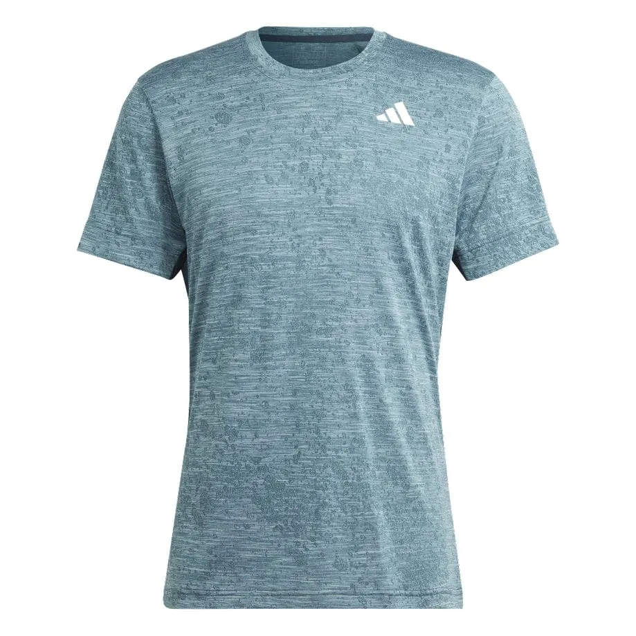 ADIDAS Mens Freelift Badminton T-Shirt - Green