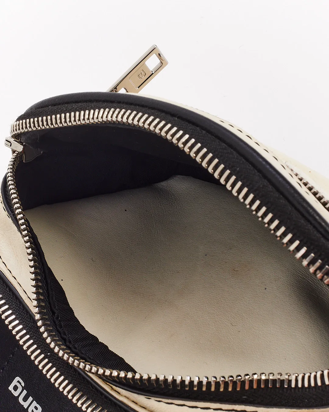 Alexander Wang White and Black Attica Fanny Pack