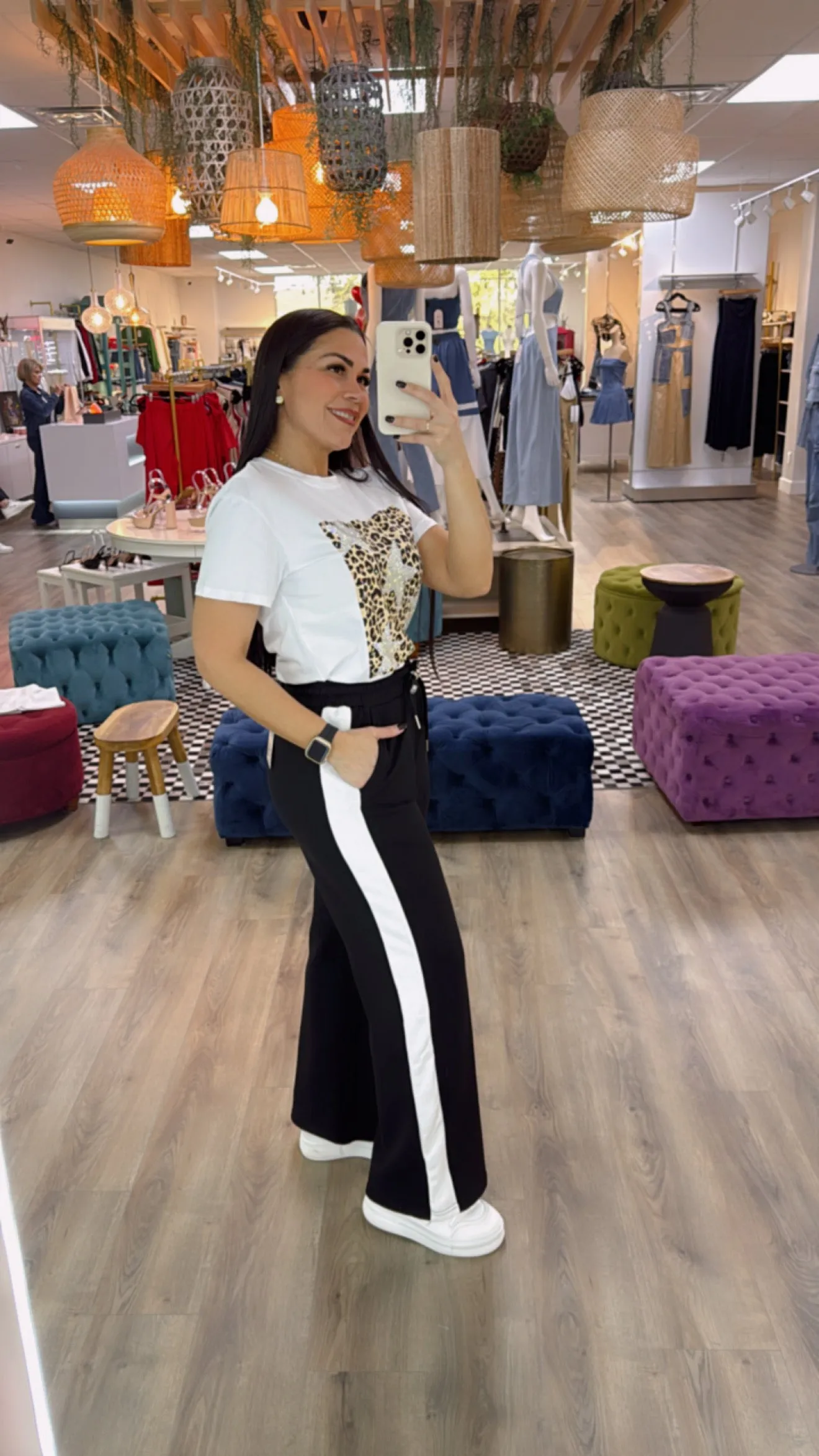 ANA STARS ANIMAL PRINT T-SHIRT
