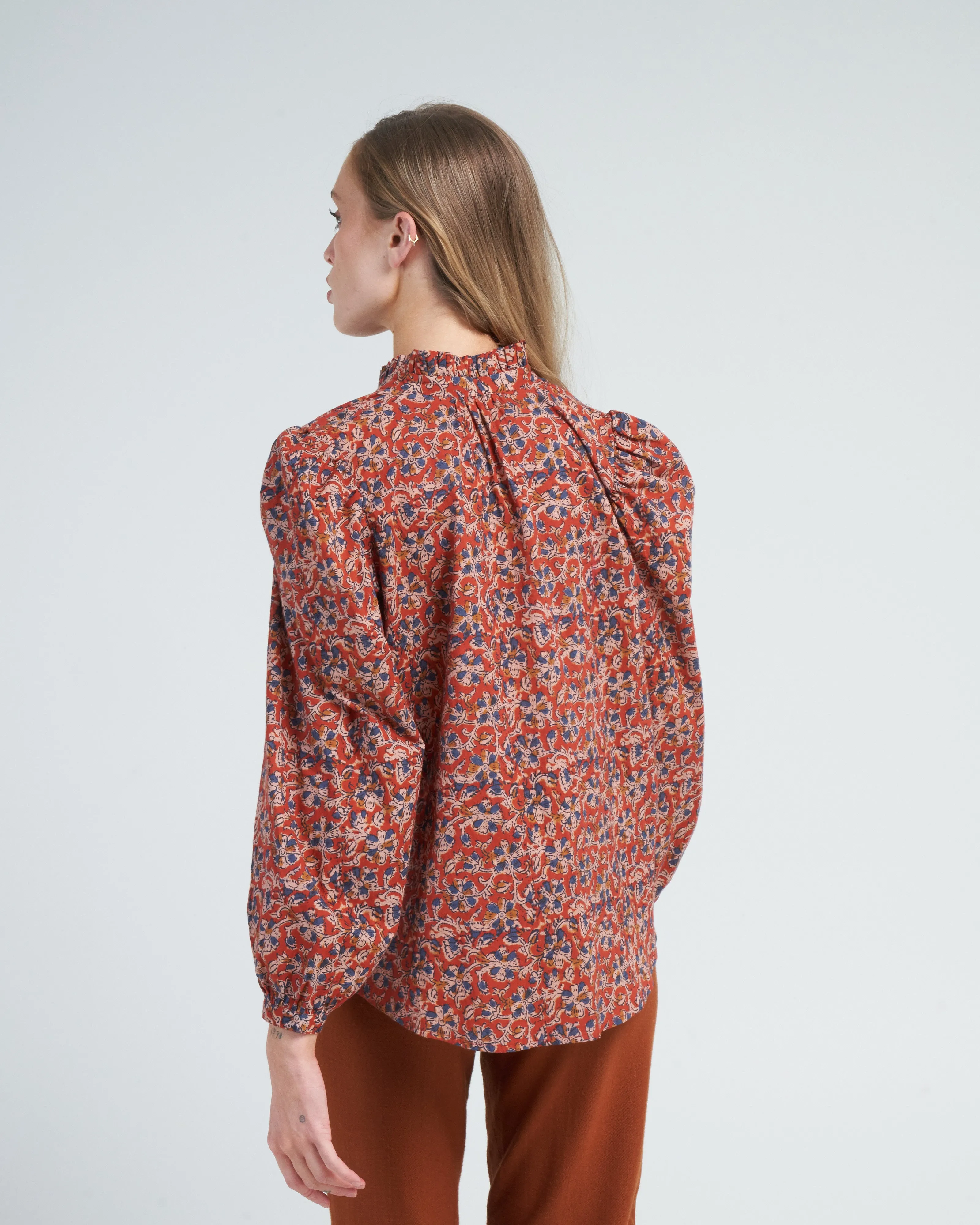 annabel red sky shirt - red red sky