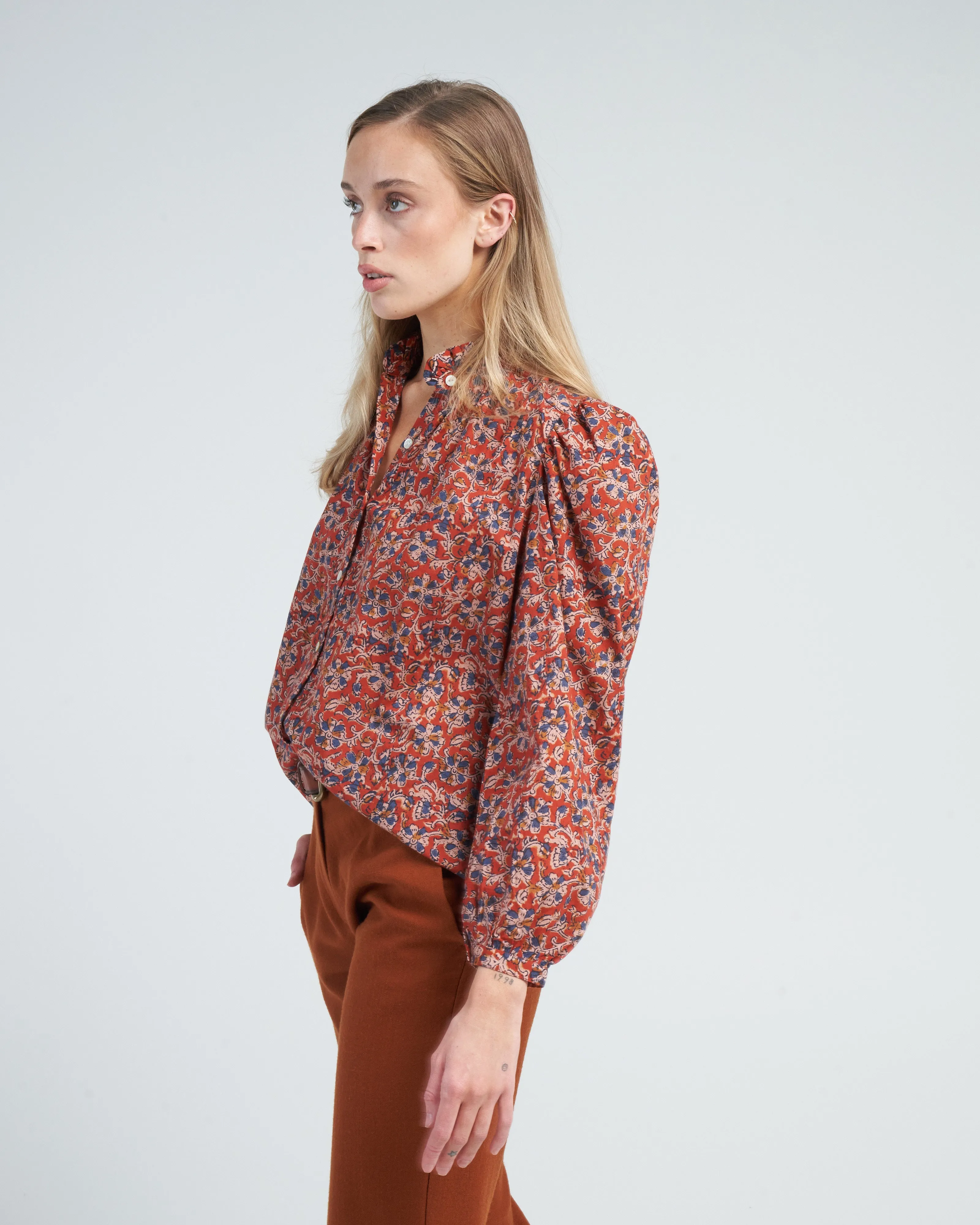 annabel red sky shirt - red red sky
