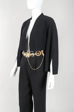 Baroque Buckle Suit & Suspender Set