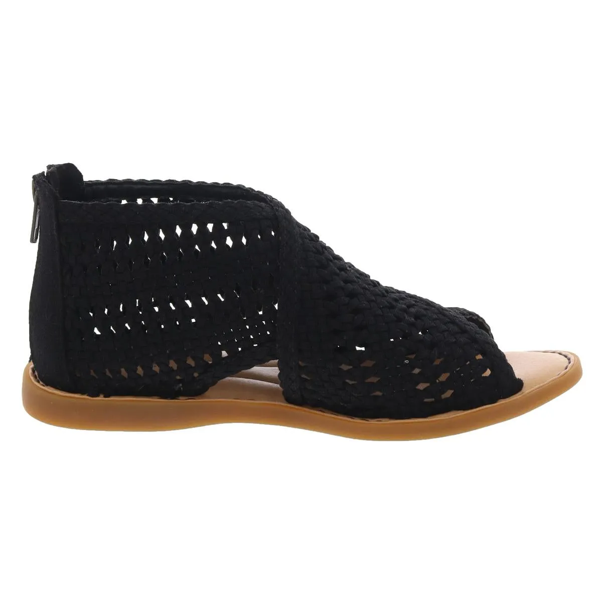 Born Womens Iwa Mac Braided Canvas Gladiator Sandals