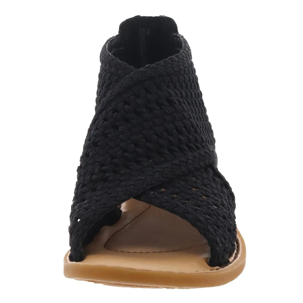 Born Womens Iwa Mac Braided Canvas Gladiator Sandals