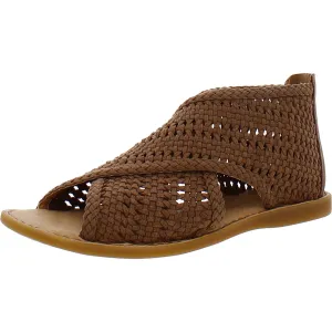 Born Womens Iwa Mac Woven Criss-Cross Gladiator Sandals