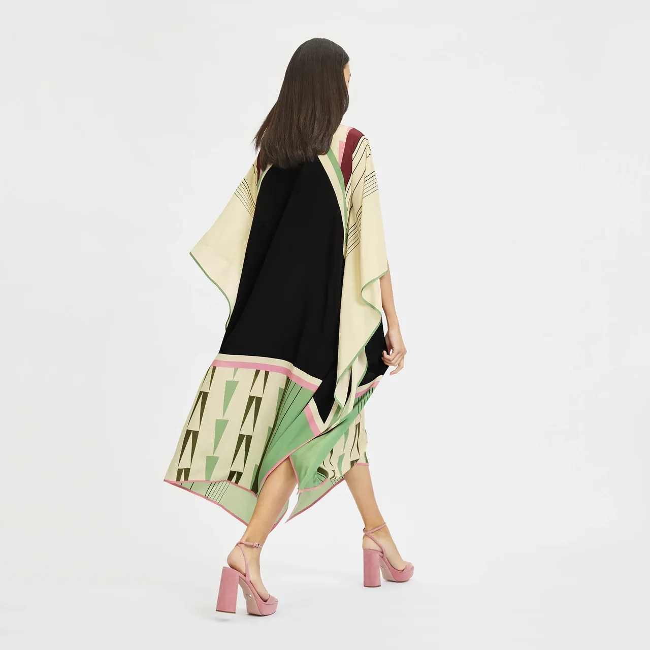 Breezy Silk Kaftan Dress
