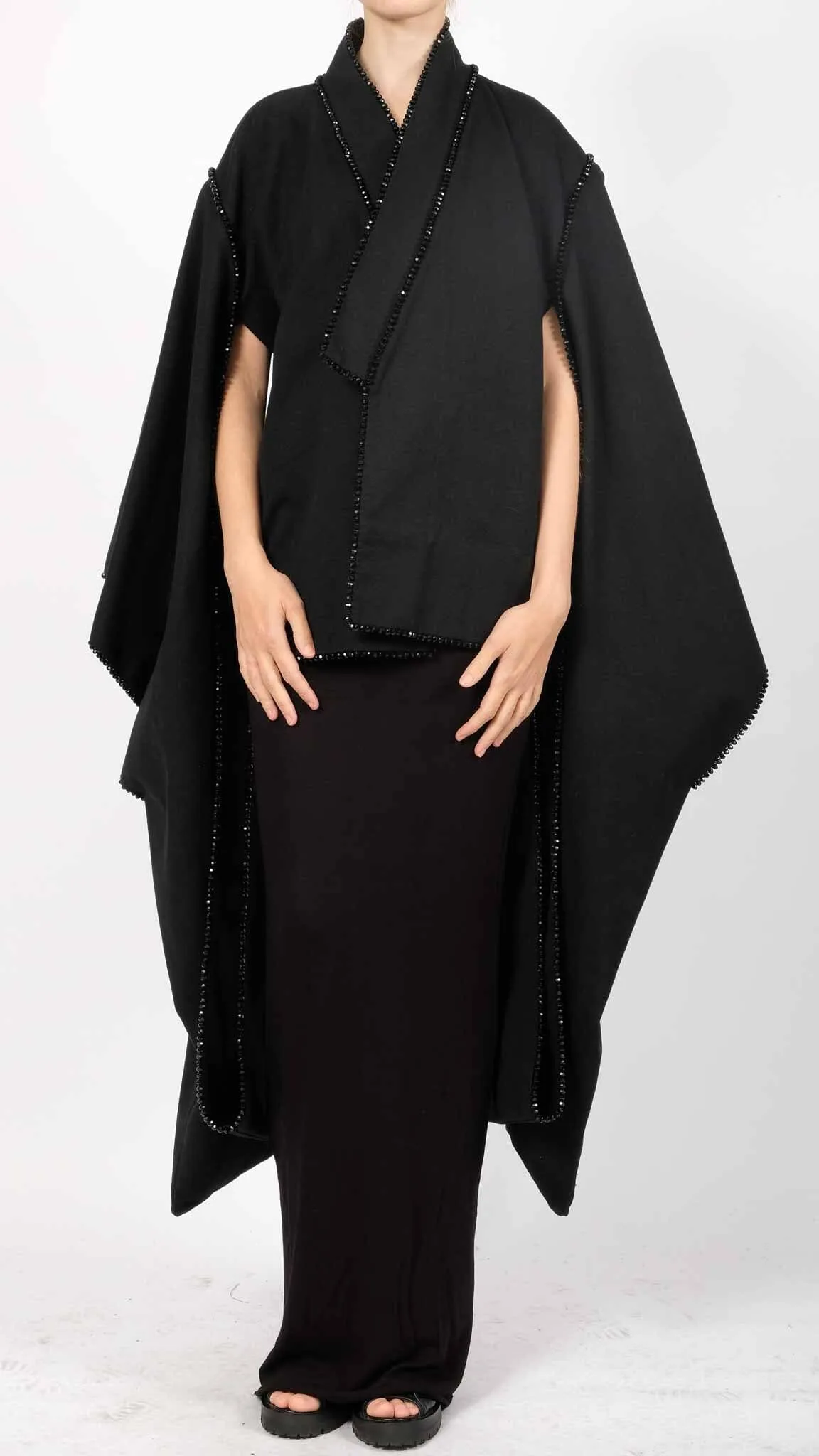 Canvas Kimono with Stones