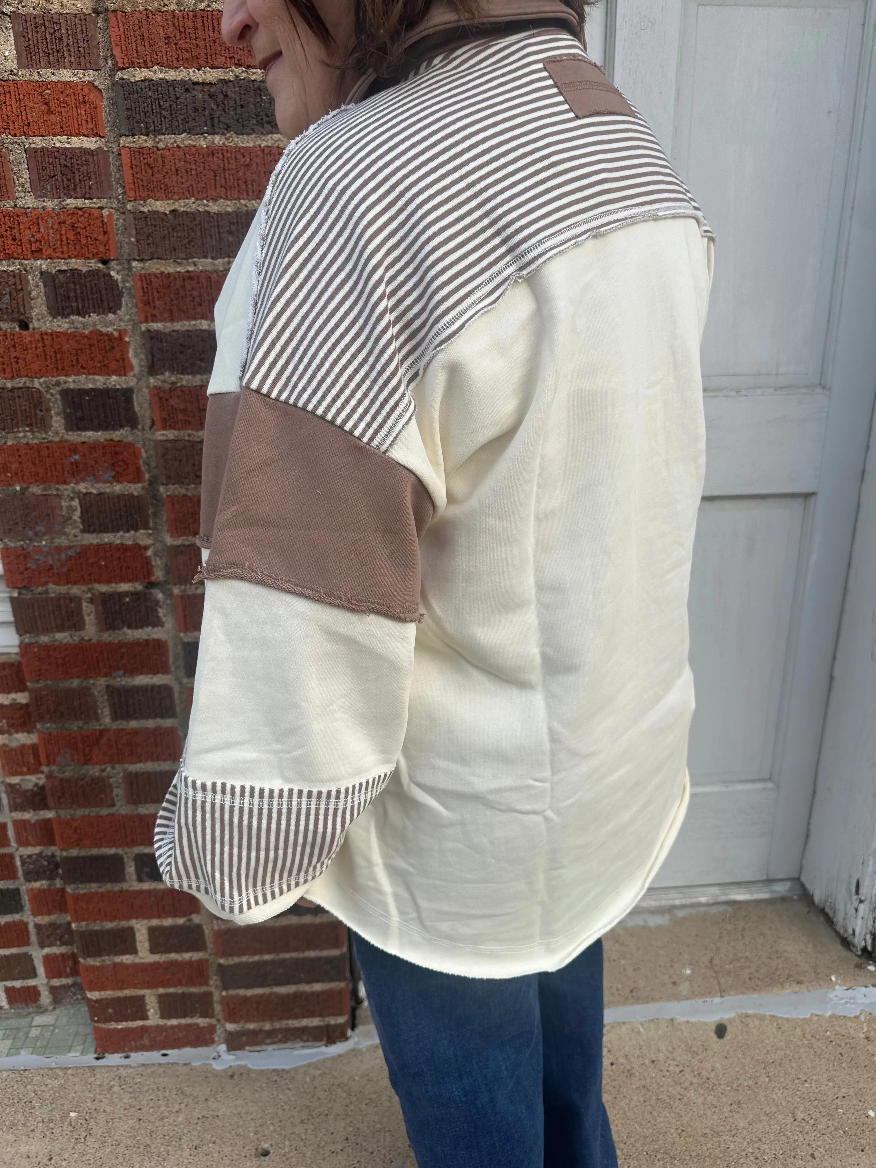 Change the Pace Top PLUS: Cream