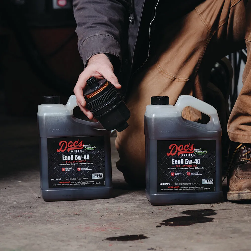Doc's Jeep Wrangler/Gladiator 3.0L   Dodge RAM 1500 3.0L EcoDiesel 5W-40 Full Synthetic Oil Change Kit 2020-2025