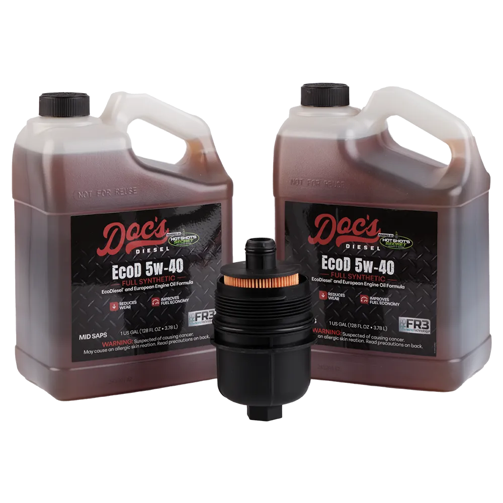 Doc's Jeep Wrangler/Gladiator 3.0L   Dodge RAM 1500 3.0L EcoDiesel 5W-40 Full Synthetic Oil Change Kit 2020-2025