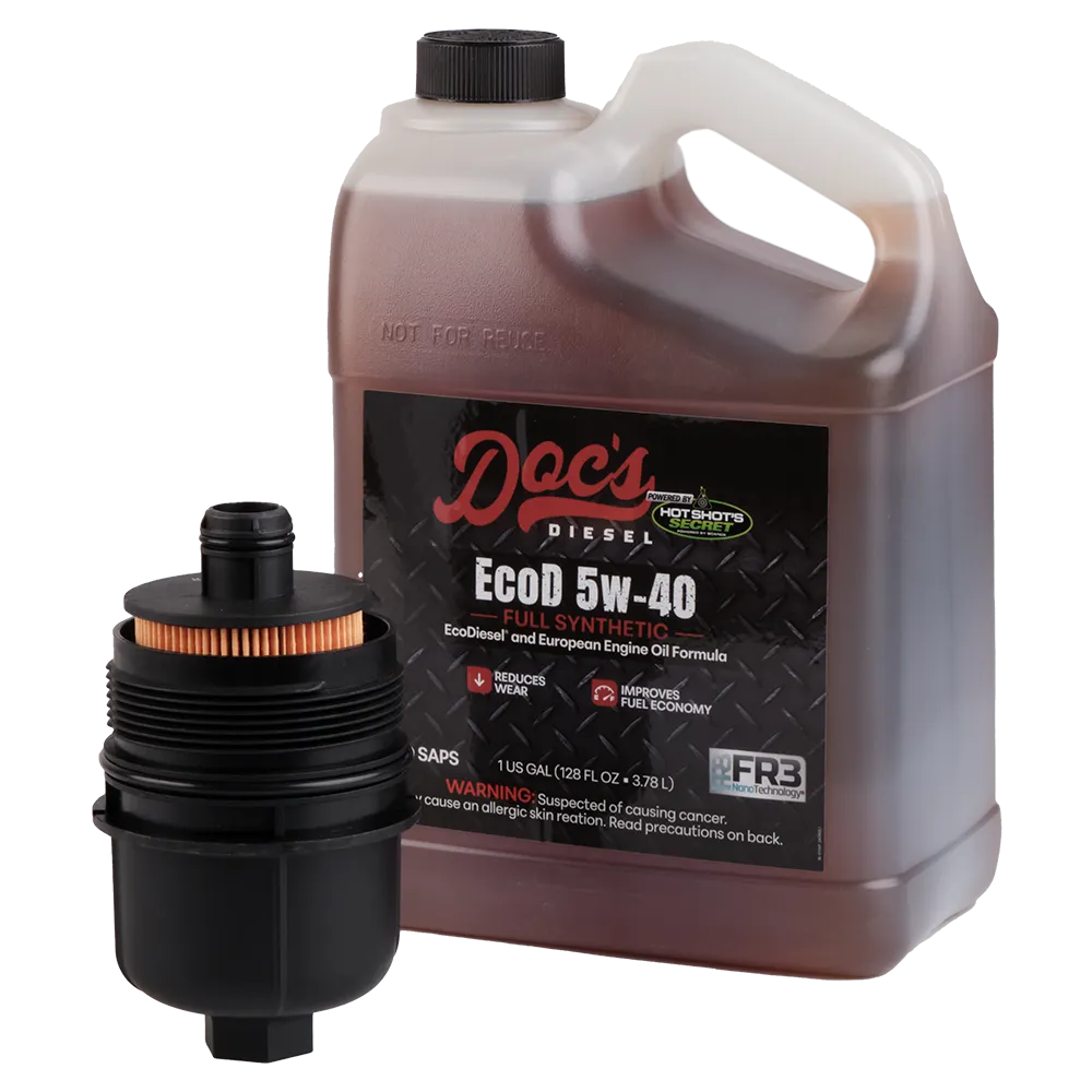 Doc's Jeep Wrangler/Gladiator 3.0L   Dodge RAM 1500 3.0L EcoDiesel 5W-40 Full Synthetic Oil Change Kit 2020-2025