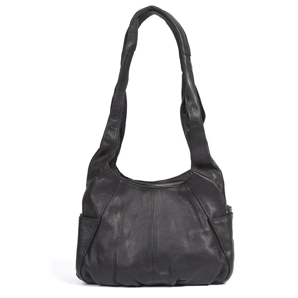Dual-Zip Leather Handbag - JEWN40007 / 326 525