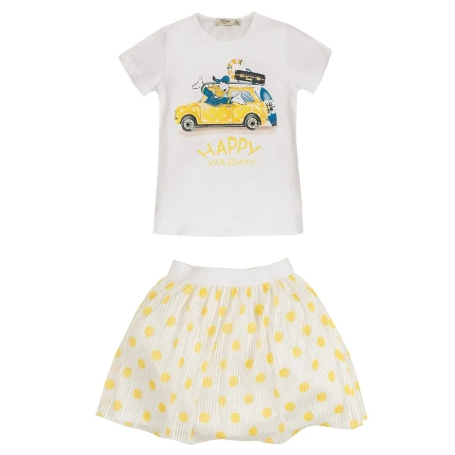 EMC - Disney Donald Duck Skirt Set - Yellow