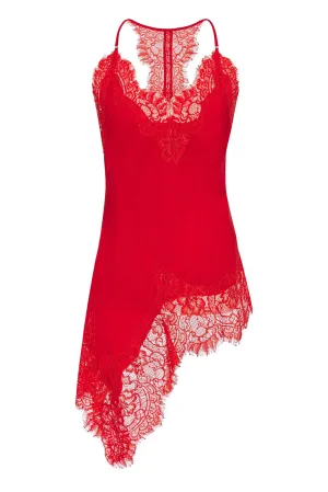 Emma V-Neck Tunic Summer Red