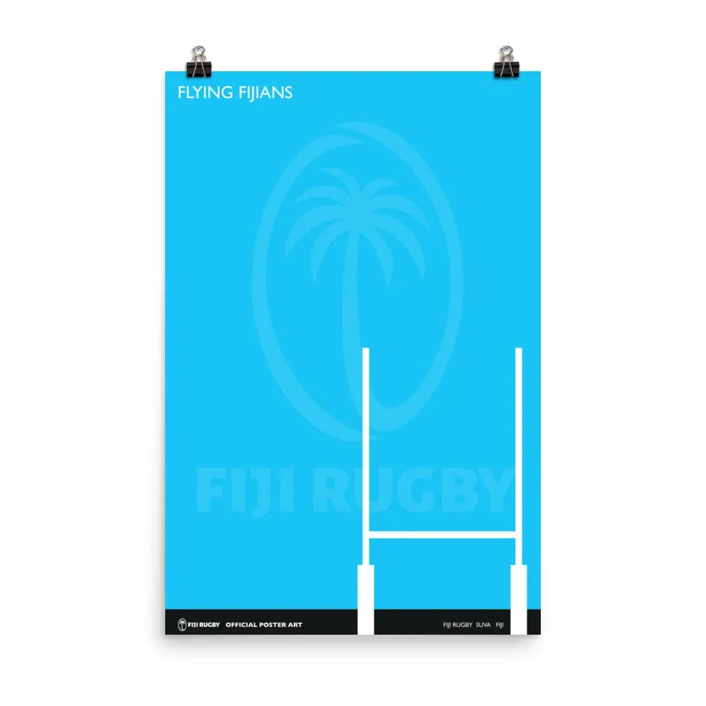 Fiji Shadow Logo Poster