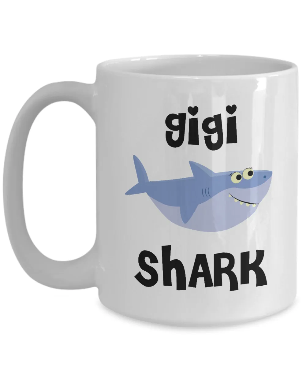 Gigi Shark Mug Do Do Do Coffee Cup Gigi Birthday Gift Idea Gifts for Gigis