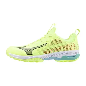 Mizuno Wave Panthera 2 Hockey Shoes - Lime/Black (2024/25)
