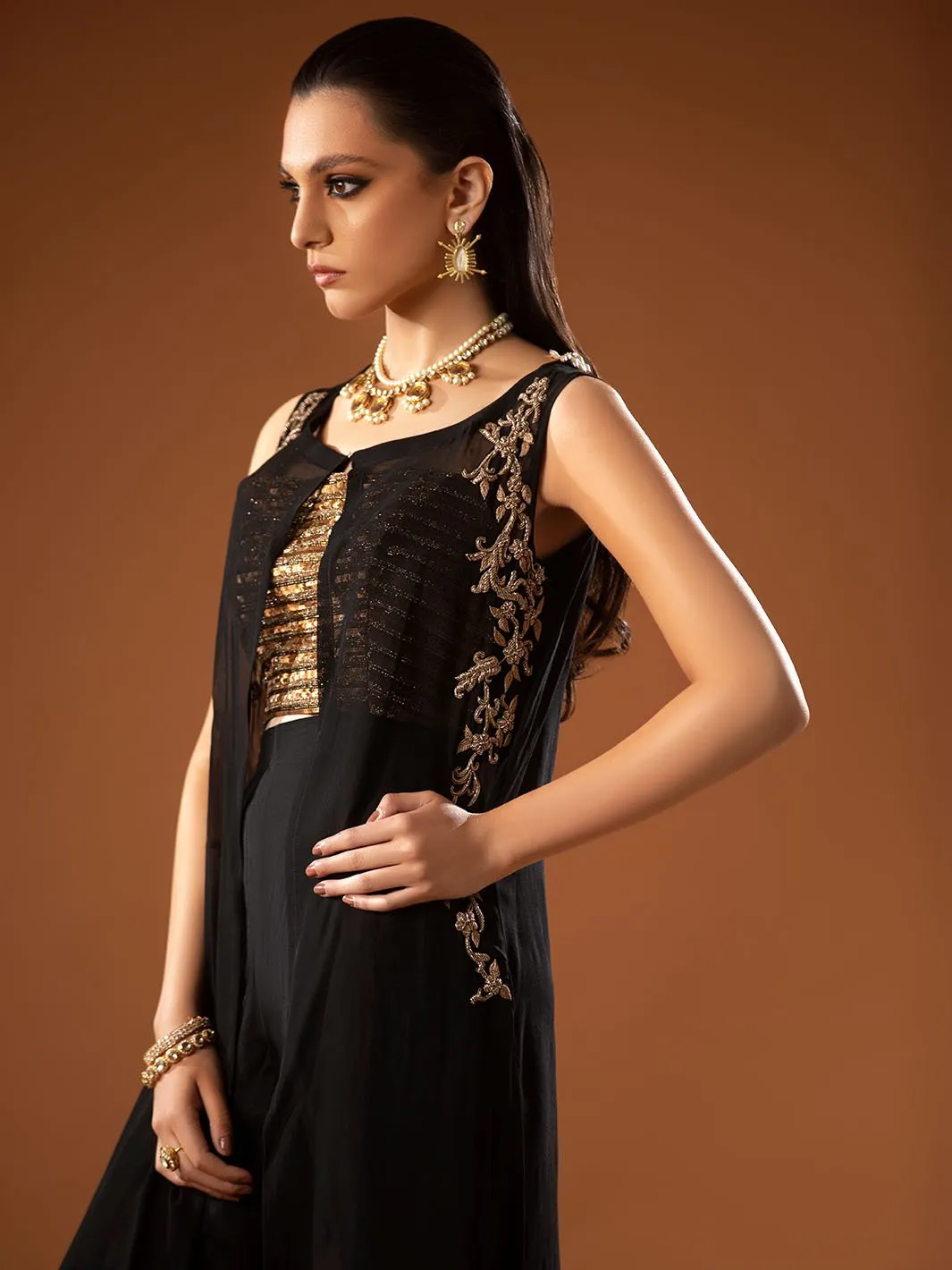 Nyx | Mohtaram NUUR Luxury PRET Collection 2022 | Stitched Silk Suits