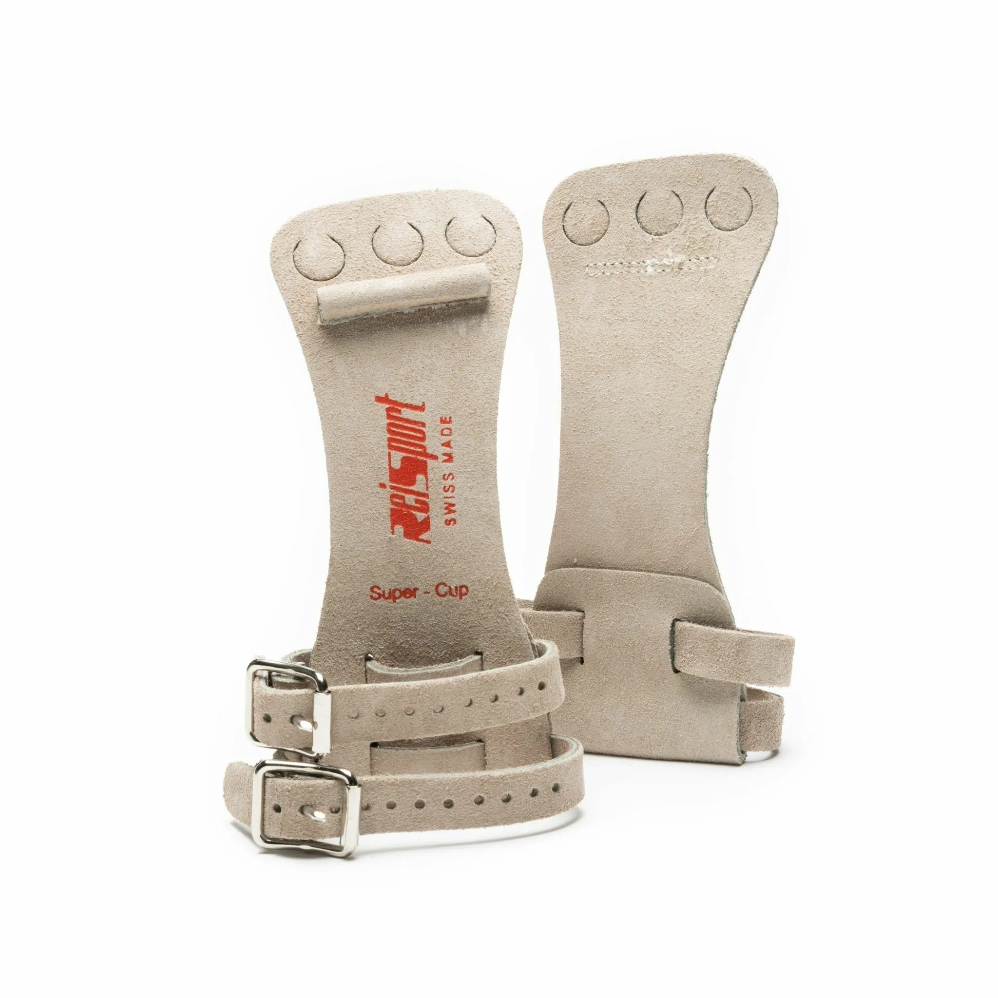 Reisport® Men's High Bar Grips - Double Buckle