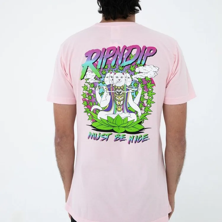 RIPNDIP Chaka Bar T-Shirt Light Pink