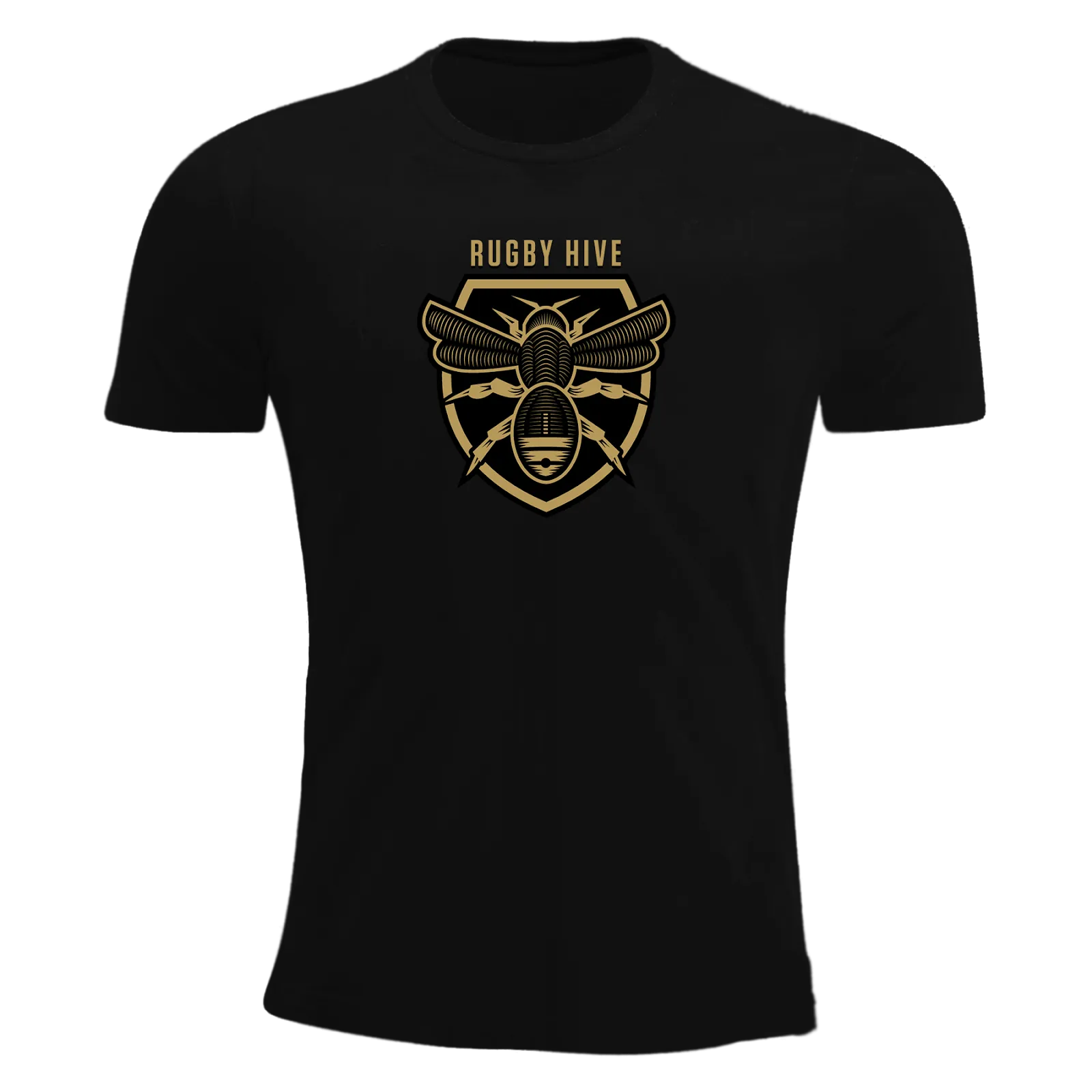 Rugby Hive Black Premiership T-Shirt