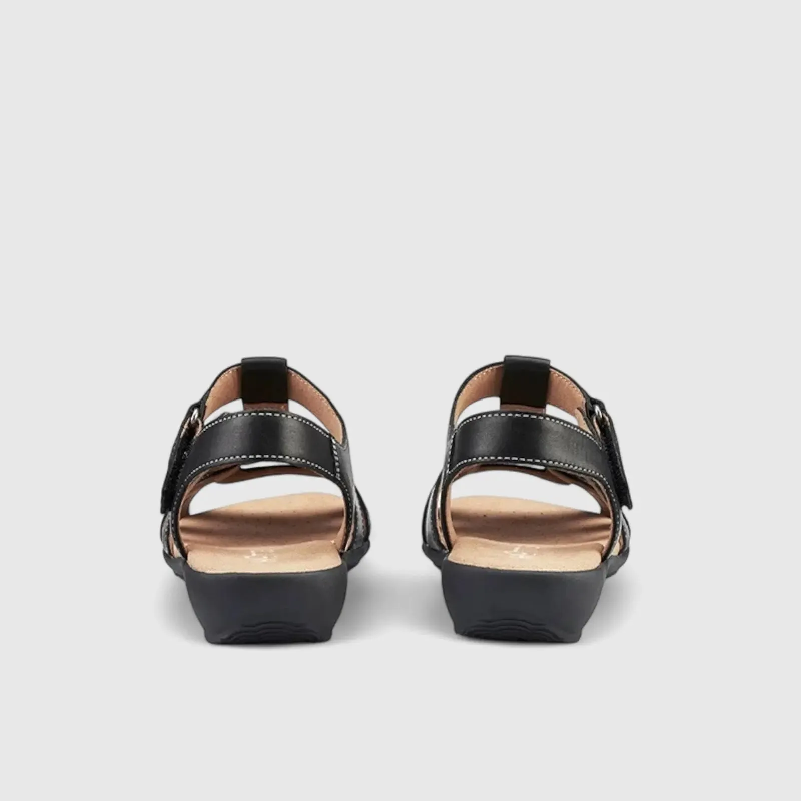 Solstice Comfort Leather Sandal Black