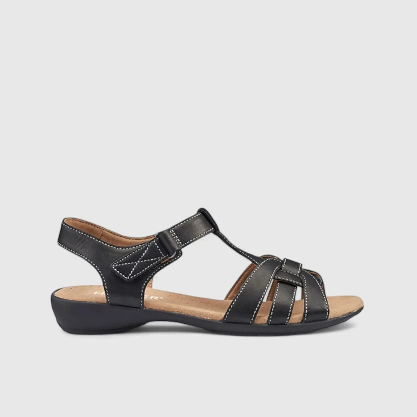 Solstice Comfort Leather Sandal Black