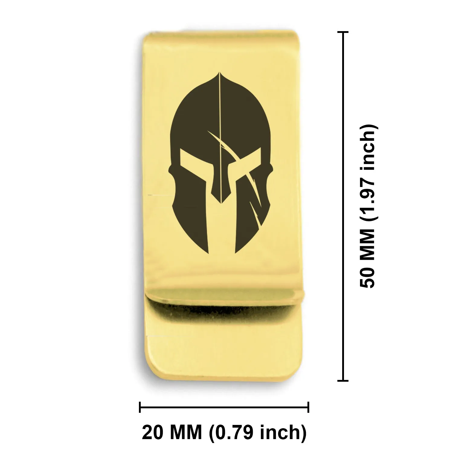 Stainless Steel Gladiator Warrior Champion Classic Slim Money Clip