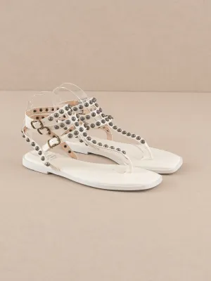 The Oaklyn | Scrappy Studded Gladiator Sandal