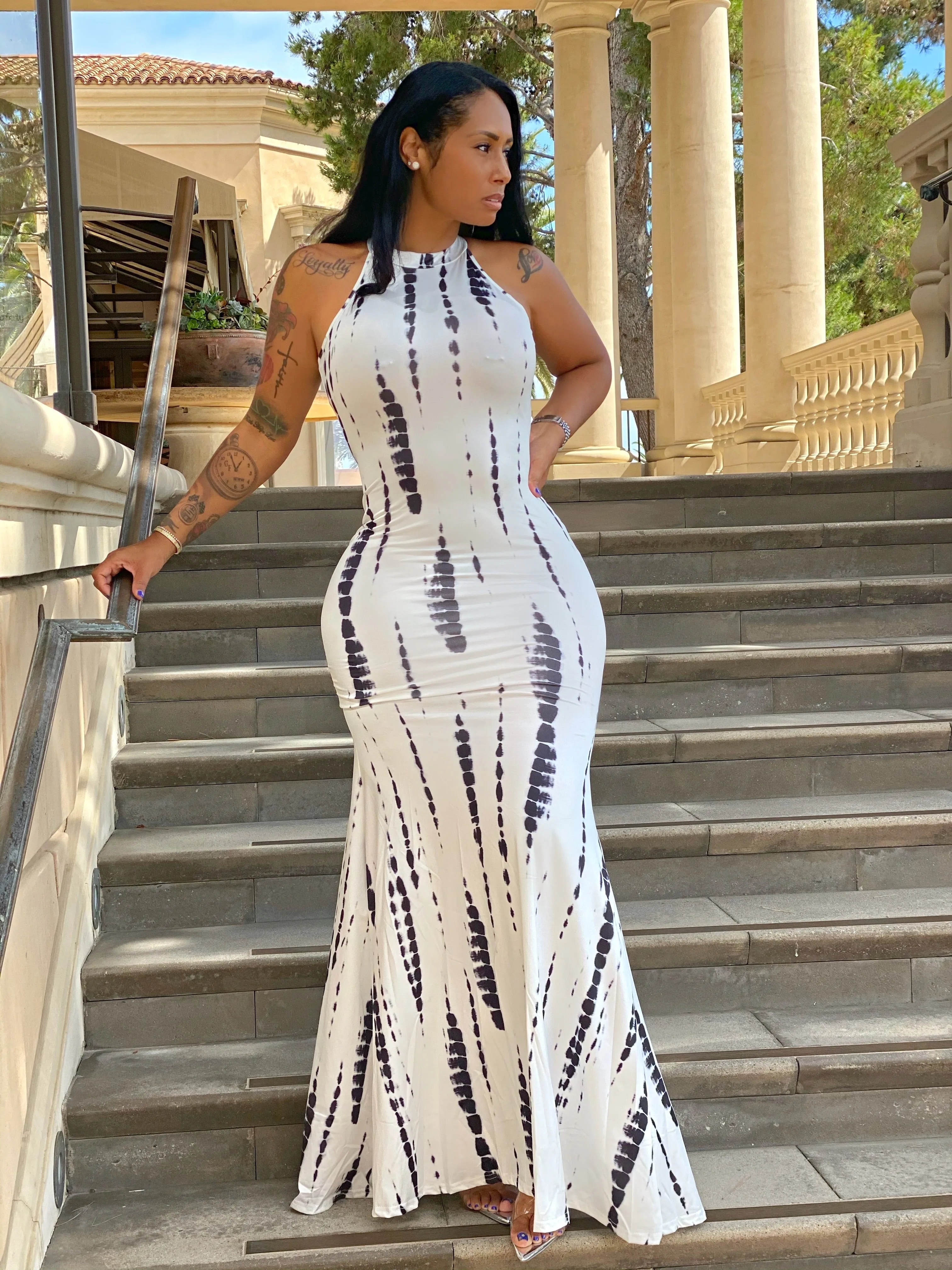 Tie-Dyed Maxi dress