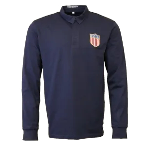 USA Rugby Navy Heritage Classic Jersey by Rugby Originals