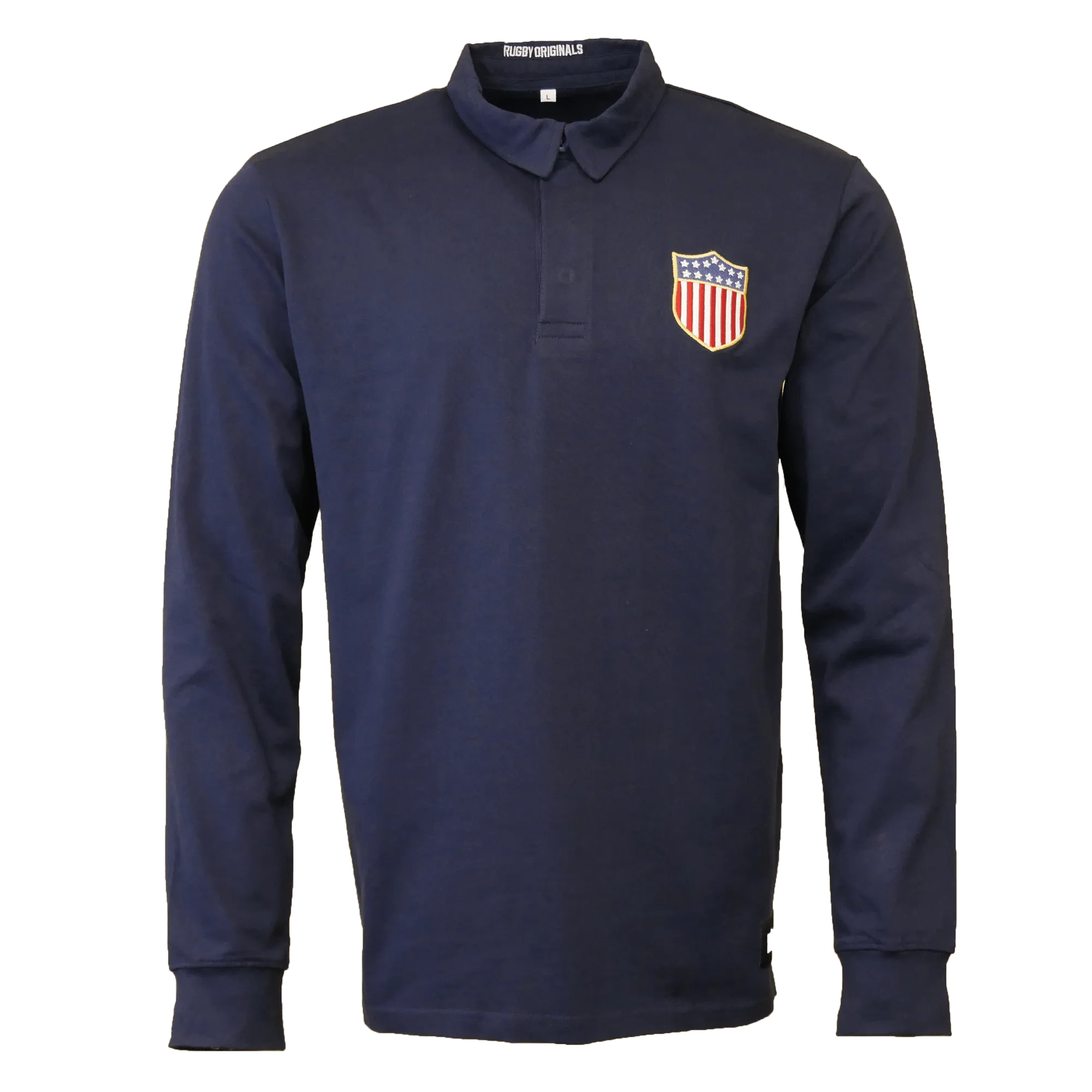 USA Rugby Navy Heritage Classic Jersey by Rugby Originals