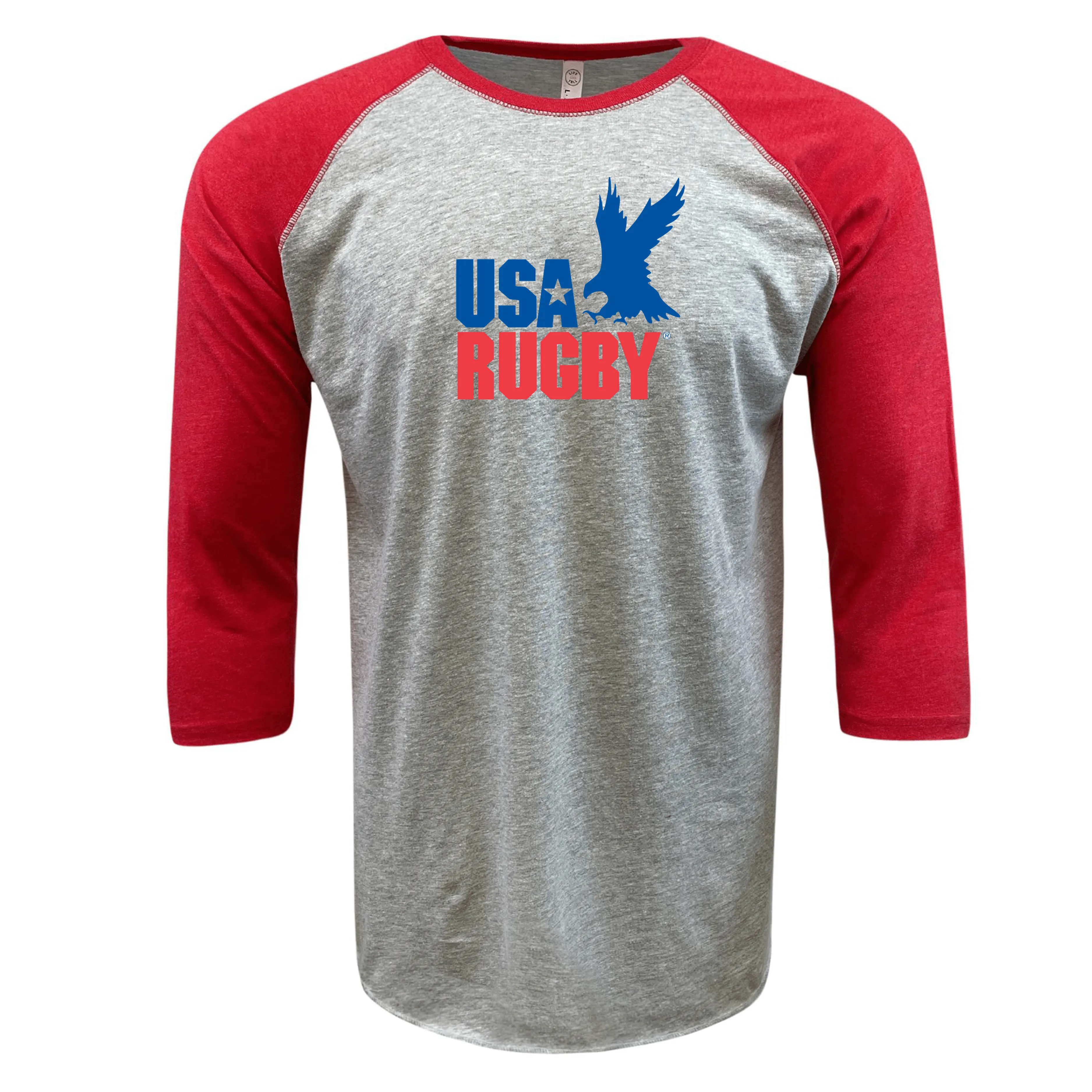USA Rugby Throwback Baseball 3/4 Sleeve T-shirt