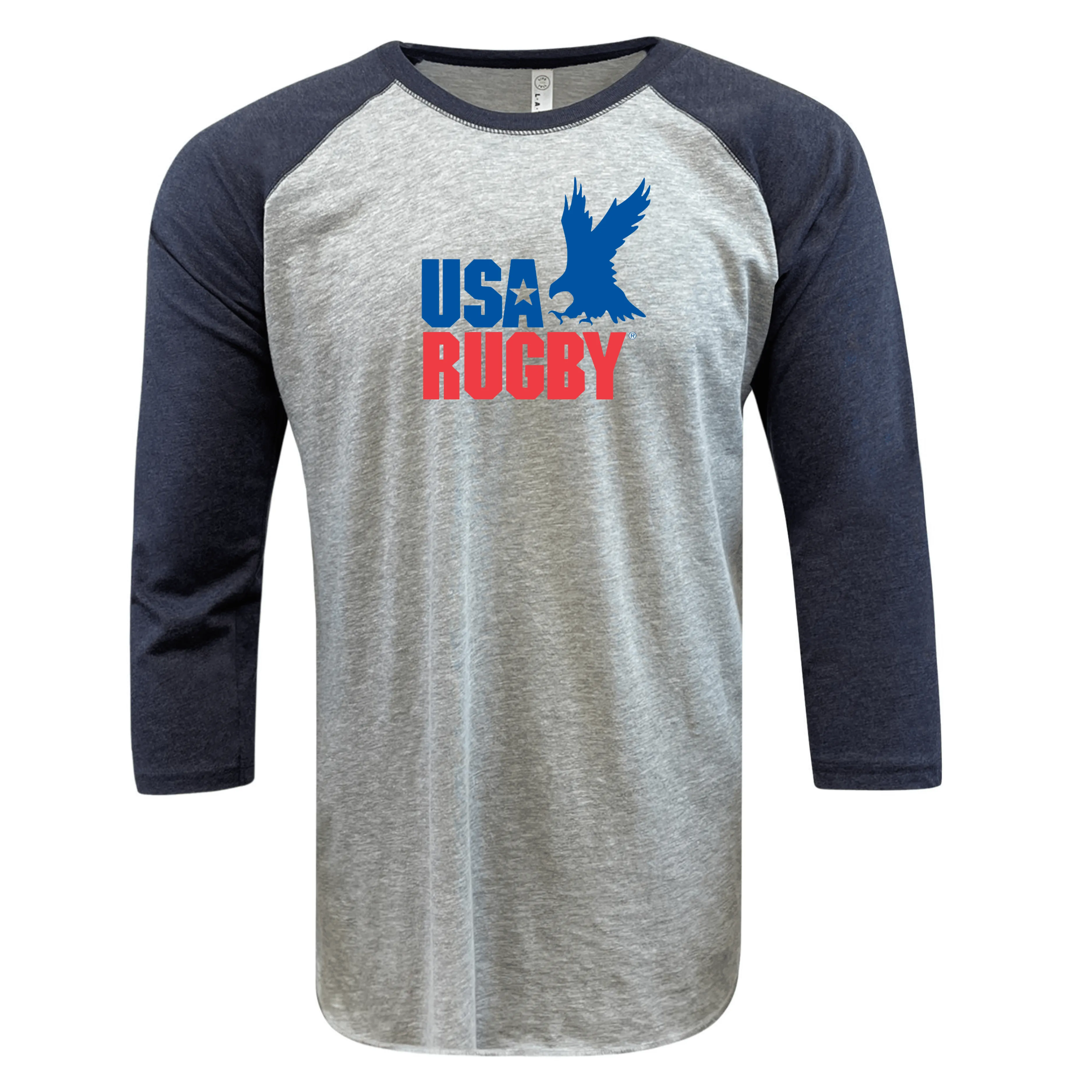 USA Rugby Throwback Baseball 3/4 Sleeve T-shirt