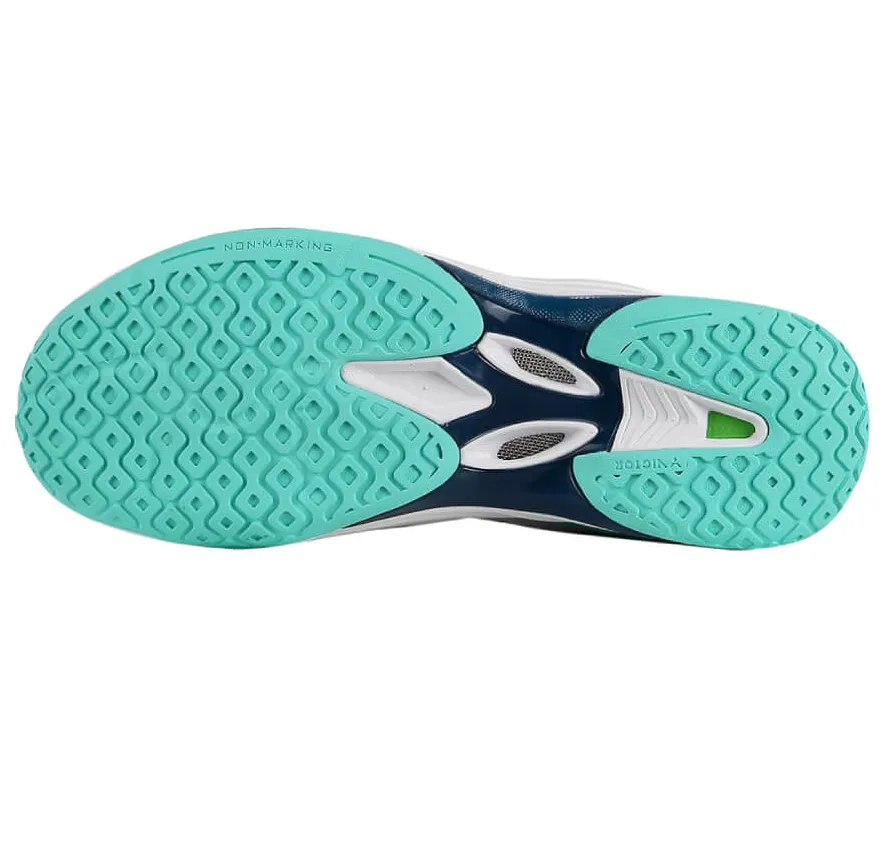 Victor A900F Women's Indoor Court Shoe (White/Cockatoo Green)