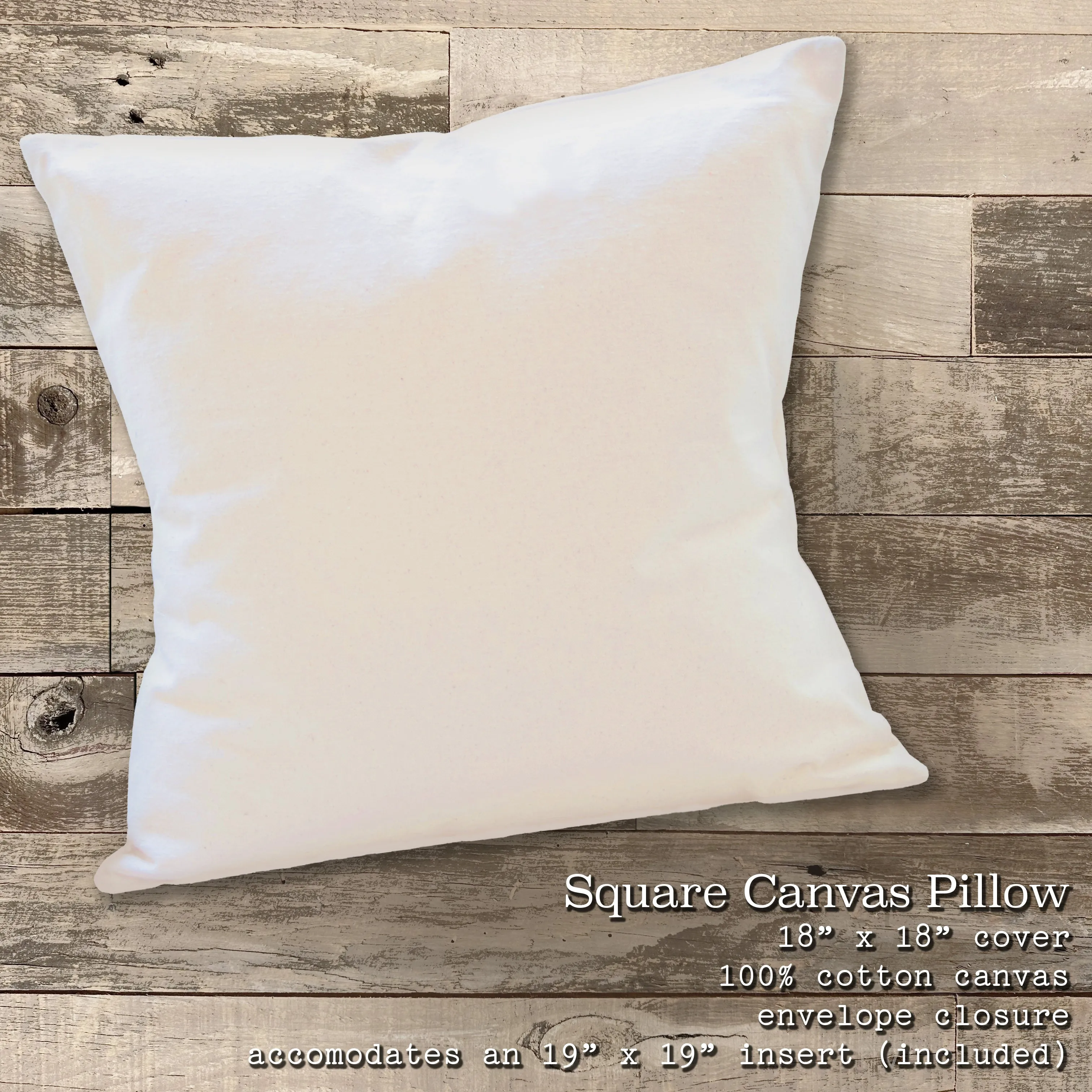 Watercolor Water Lilies - Square Canvas Pillow