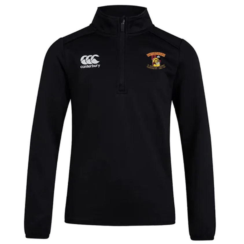 Westshore Lions Club 1/4 Zip Mid Layer Training Top by Canterbury