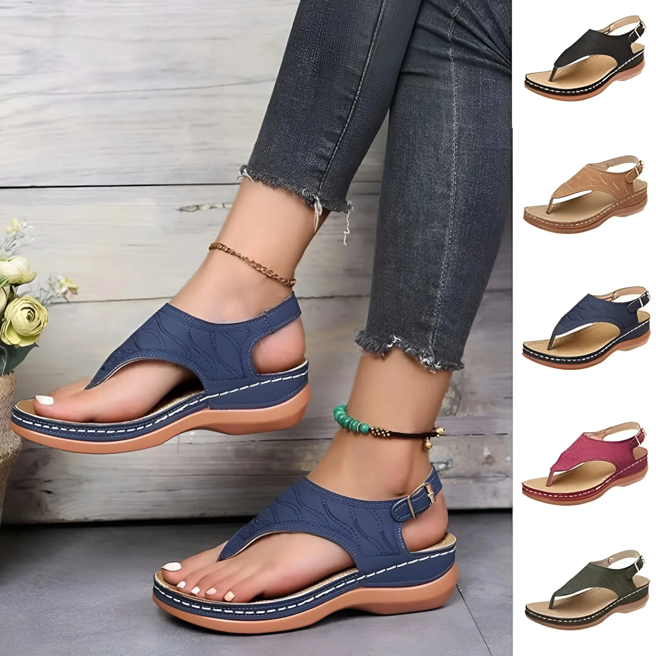 Women’s Orthopedic Wedge Heels Sandals