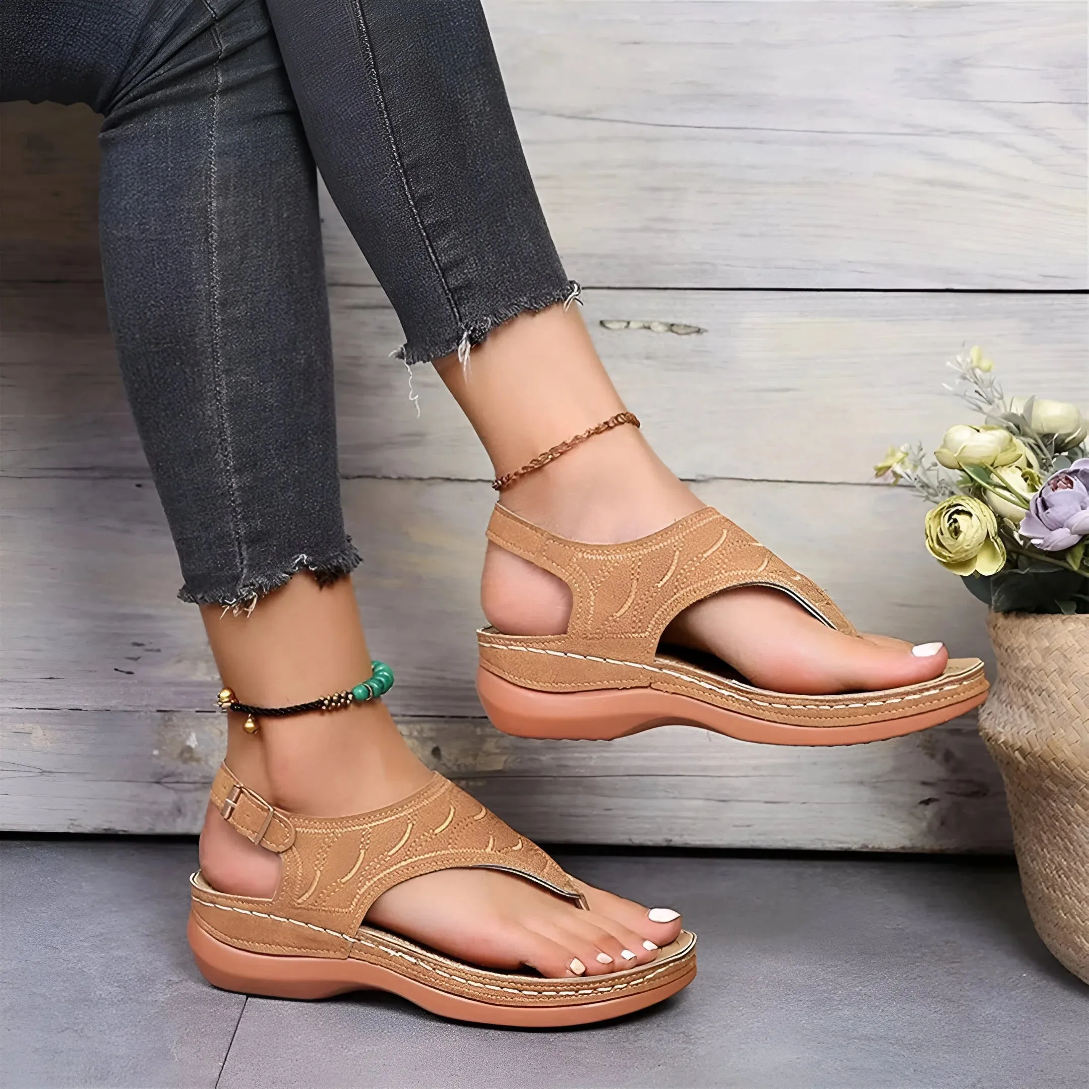 Women’s Orthopedic Wedge Heels Sandals