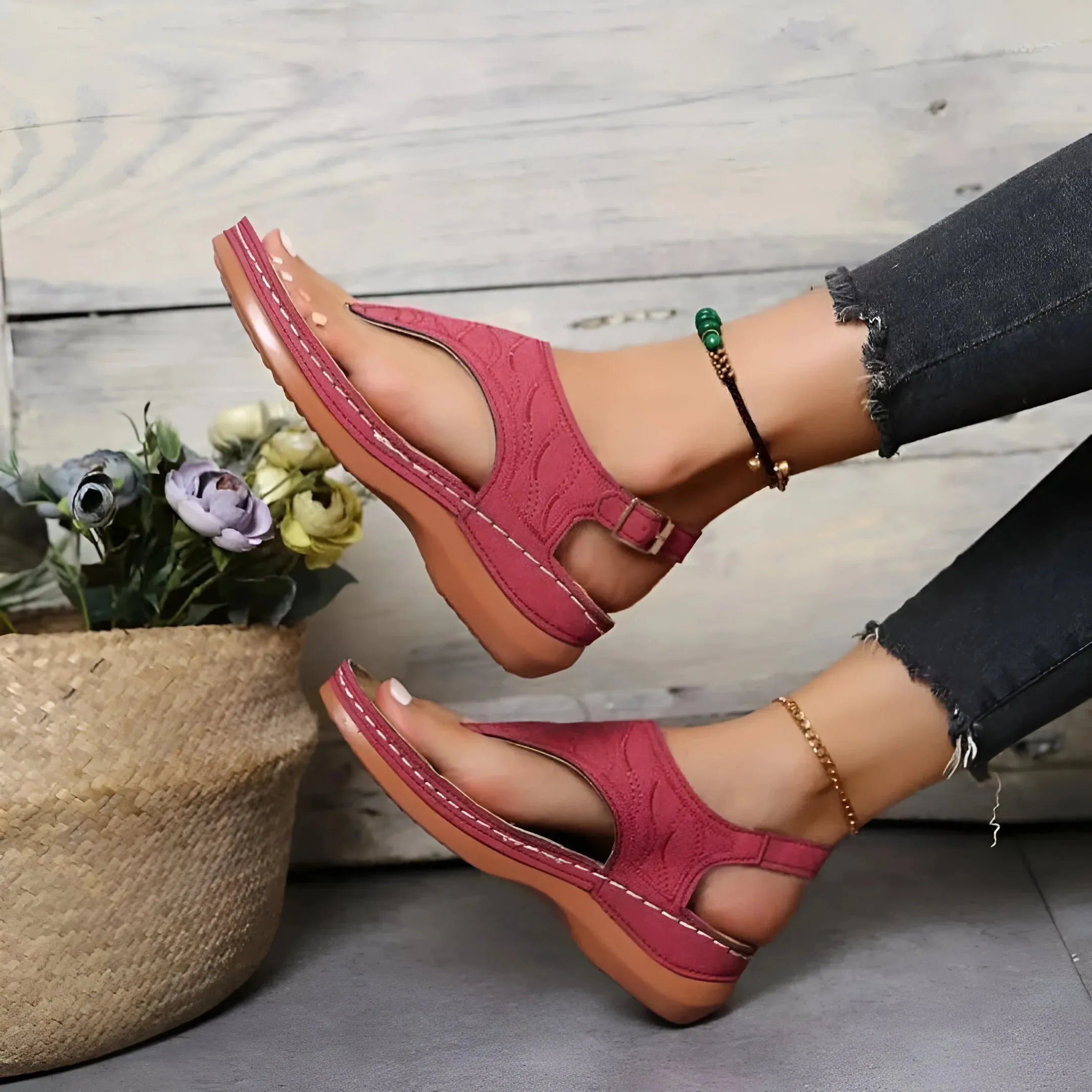Women’s Orthopedic Wedge Heels Sandals