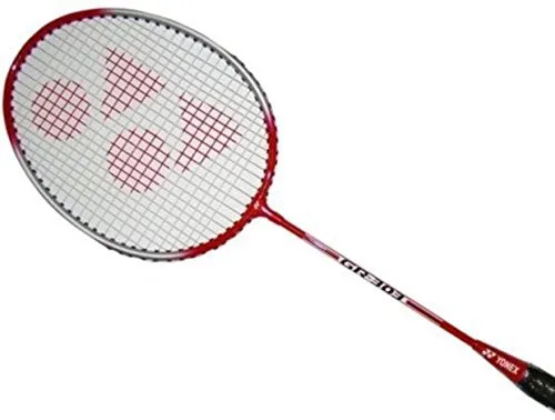 Yonex GR 303 Aluminum Badminton Racquet Combo, G3 (Blue/Red, Set of 2)