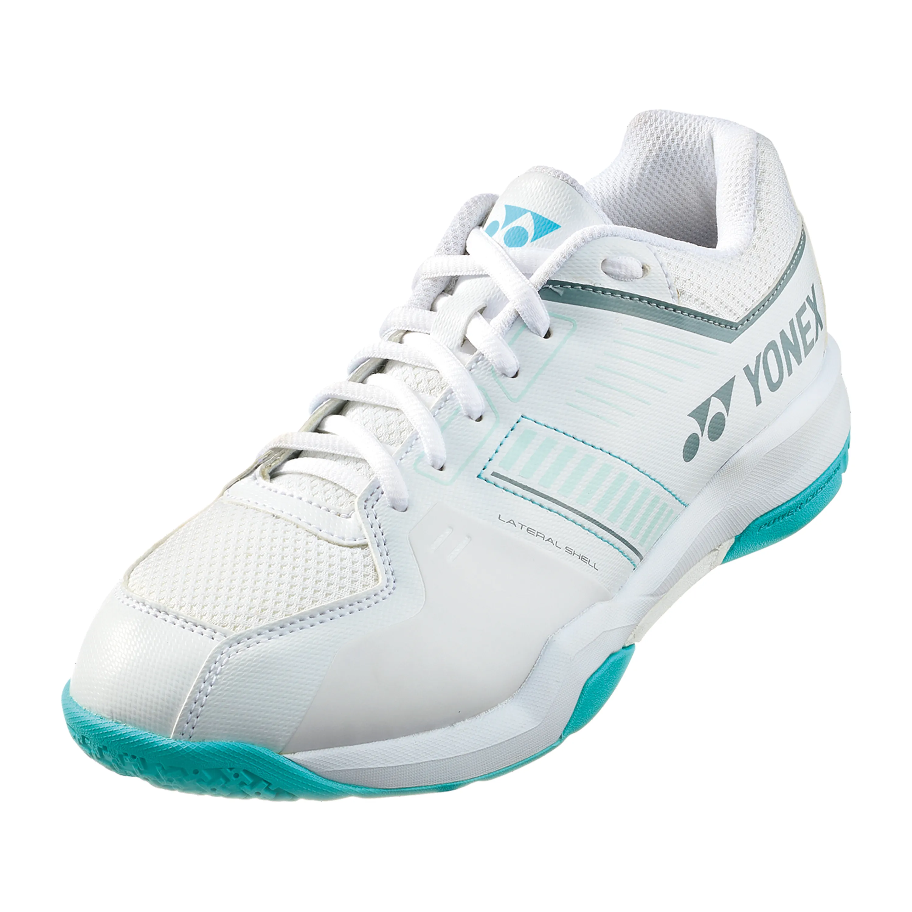 Yonex Power Cushion Strider Flow Badminton Shoes White/ Mint UNISEX