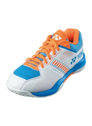 Yonex Power Cushion Strider Flow SHBSF1JREX Badminton Shoes Juniors (White/Sky Blue)